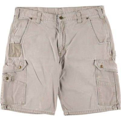 00s Carhartt カーゴショーツ カーハート 美品 リップストップ 00s 良フェード カーハート リップストップ カーゴショーツ