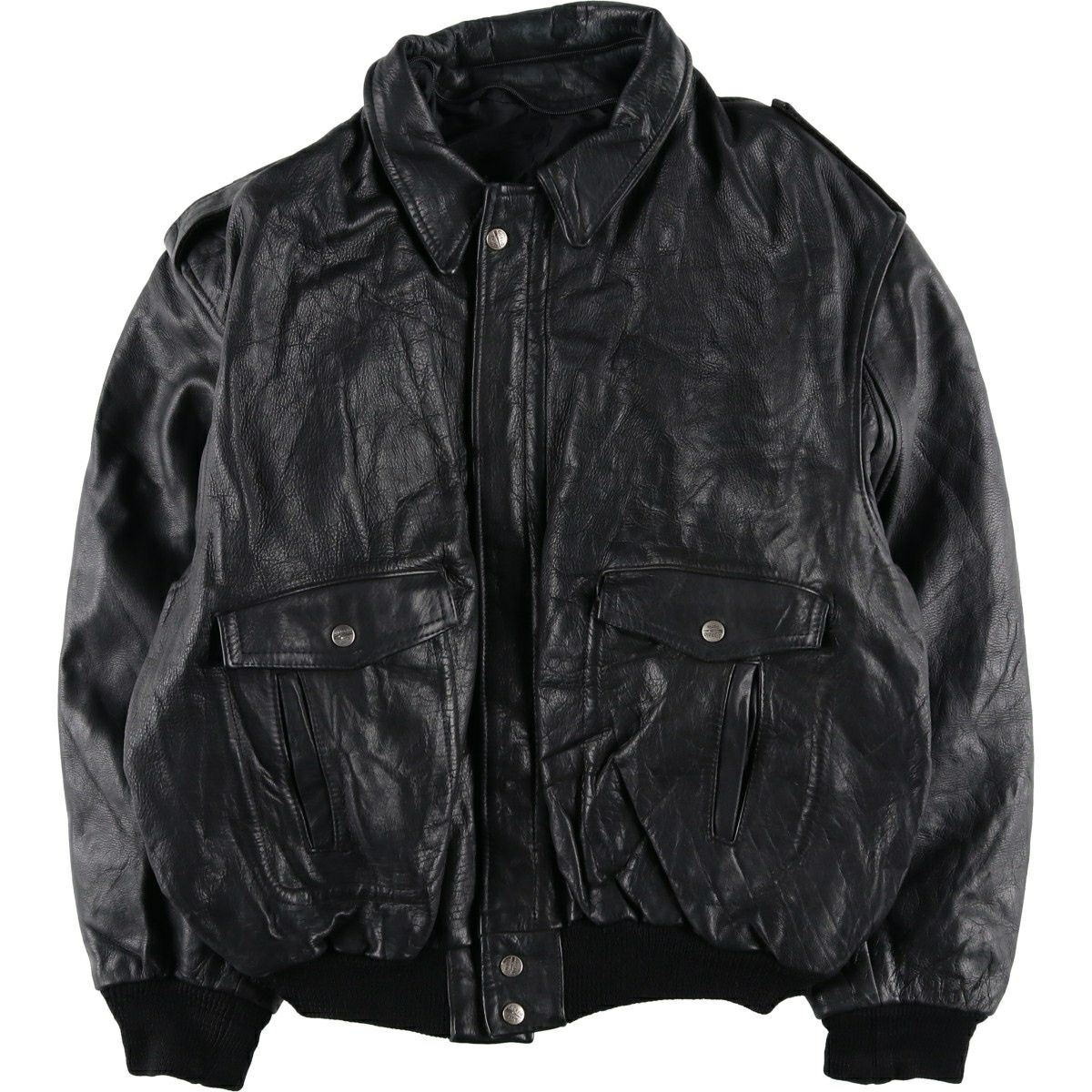 古着 ショット SCHOTT A-2タイプ レザーフライトジャケット USA製