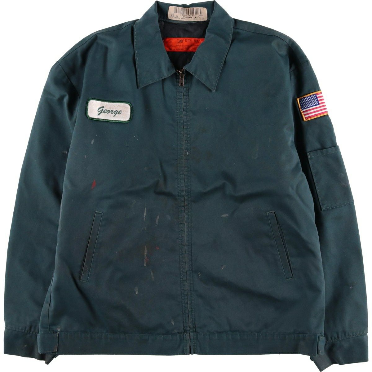 古着 90年代 レッドキャップ Red kap 中綿入り ワークジャケット