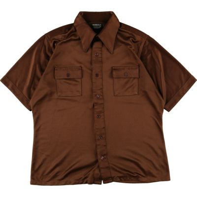 VINTAGE 50'S PENNEYS COMPASS SHORT SLEEVE OPEN COLLAR SHIRTS