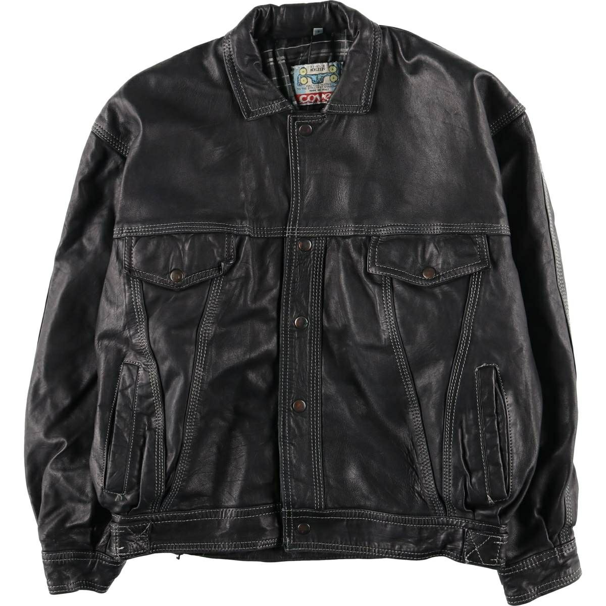 古着 ウィルソンズレザー WILSONS LEATHER レザーブルゾンタイプ