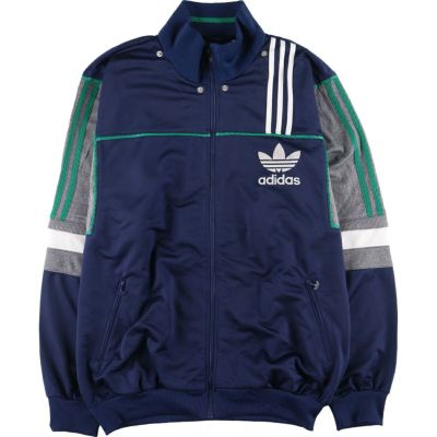 古着 80年代 アディダス adidas ジャージ トラックジャケット メンズM