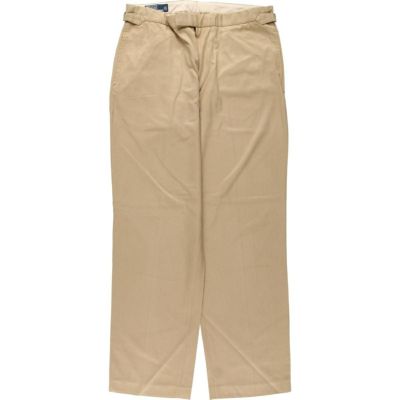 極美品RALPH LAURENパンツスーツ シルク絹54 M〜Ｌ相当　白系 古着 ラルフローレン Ralph Lauren POLO by Ralph Lauren シルク