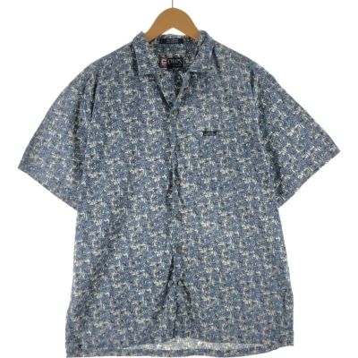 下半身カバー【Ralph Lauren】ヤシの葉柄 パンツ カバーアップ 古着 90年代 ラルフローレン Ralph Lauren CHAPS チャップス 総