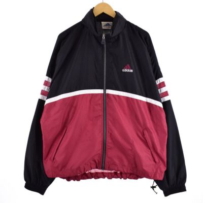 古着 90年代 アディダス adidas バックロゴ ウインドブレーカー メンズ