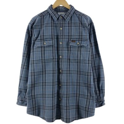 古着 80年代 カーハート Carhartt 長袖 ボタンダウンチェックシャツ