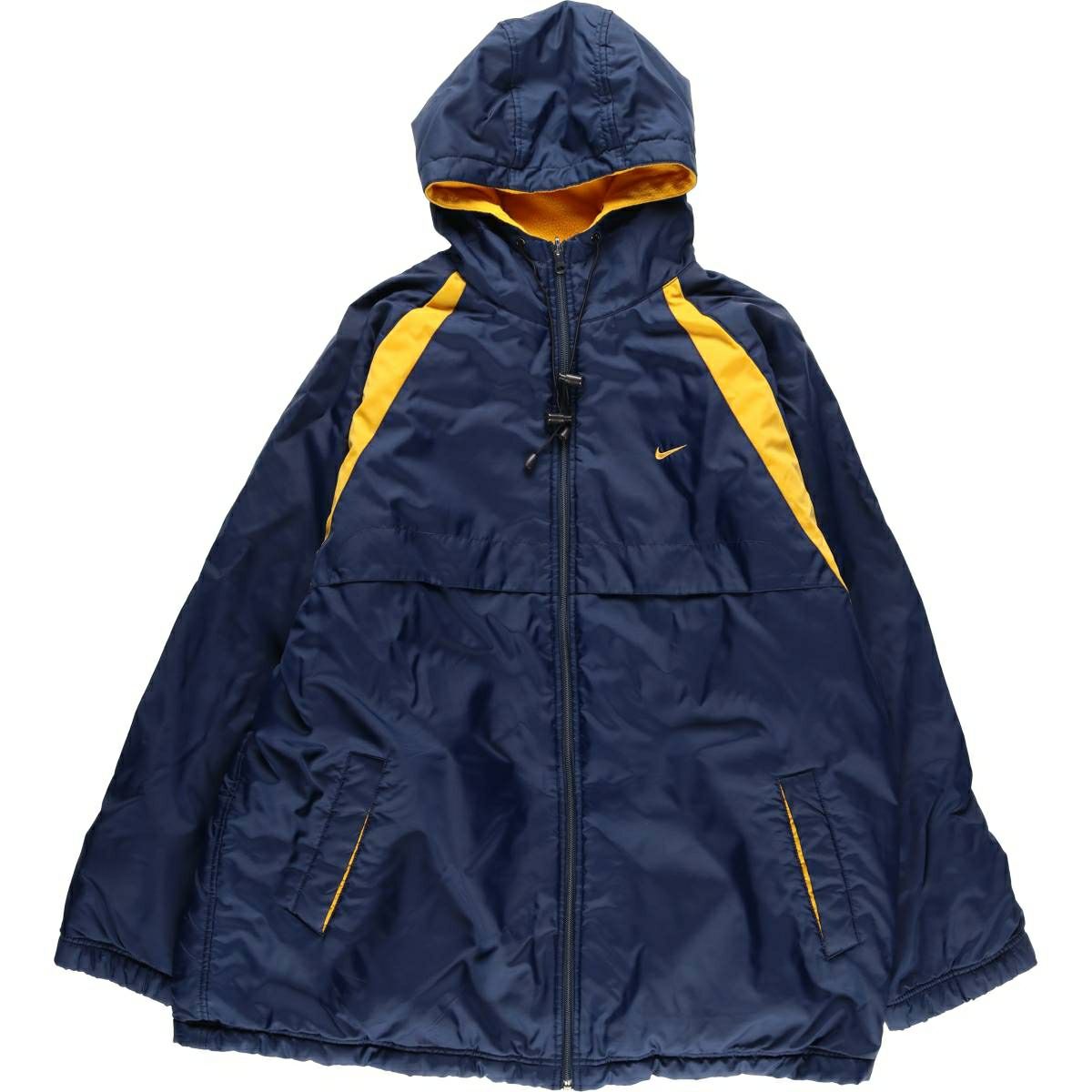 古着 00年代 ナイキ NIKE リバーシブル バックロゴ フリース×中綿