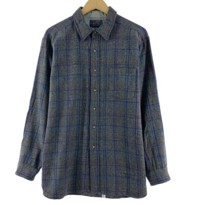 古着 50年代 ペンドルトン PENDLETON チェック柄 ボードシャツ ウール