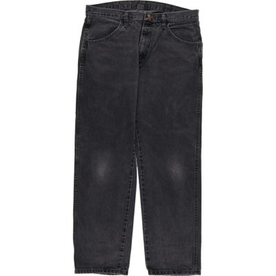 古着 RUSTLER ブラックデニム ストレートデニムパンツ メンズw34相当 /eaa467896 【中古】 【240720】 ss2503_30