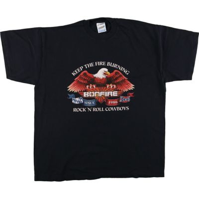 古着 90年代 スクリーンスターズ SCREEN STARS 鷲柄 イーグル柄 アニマルTシャツ USA製 メンズXL相当 ヴィンテージ /eaa469724 【中古】 【240720】