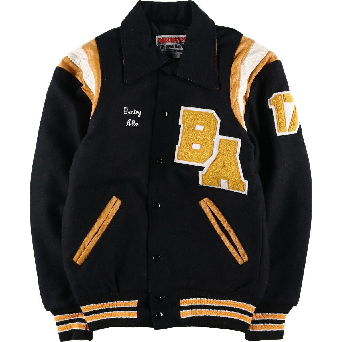 古着 80年代 ホロウェイ Holloway セーラーカラー 中綿入り ウール