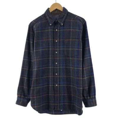 古着 70年代 ペンドルトン PENDLETON チェック柄 ウールシャツ USA製