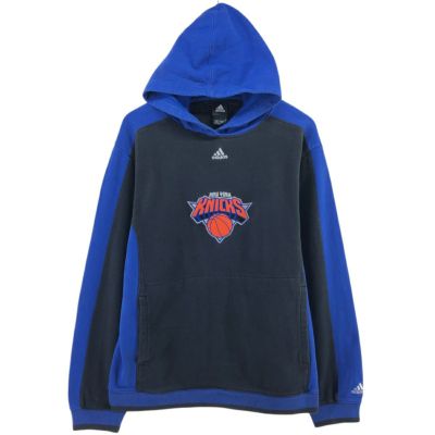 【人気】NBA アディダス　ゲームシャツ　ニューヨーク　アンソニー　青　7番 Rare New York Knicks basketball shirt #7 Anthony size S