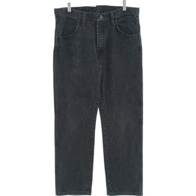 古着 ラスラー RUSTLER ブラックデニム ストレートデニムパンツ