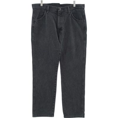 新品 Relaxed Fit Rustler ブラックデニム W35 x L30 BLK Jeans by RUSTLER | instantbootleg store