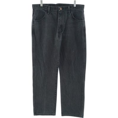 古着 ラスラー RUSTLER ブラックデニム ストレートデニムパンツ