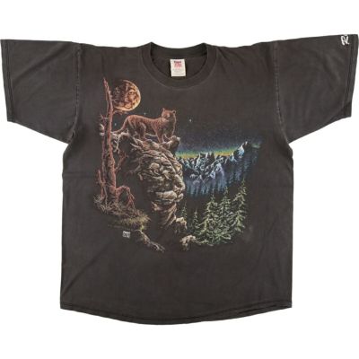 古着　ヴィンテージ　Tシャツ　アニマル　アニマルTシャツ　ビックサイズ　個性派 VINTAGE - 古着 ヴィンテージ Tシャツ アニマル アニマルTシャツ