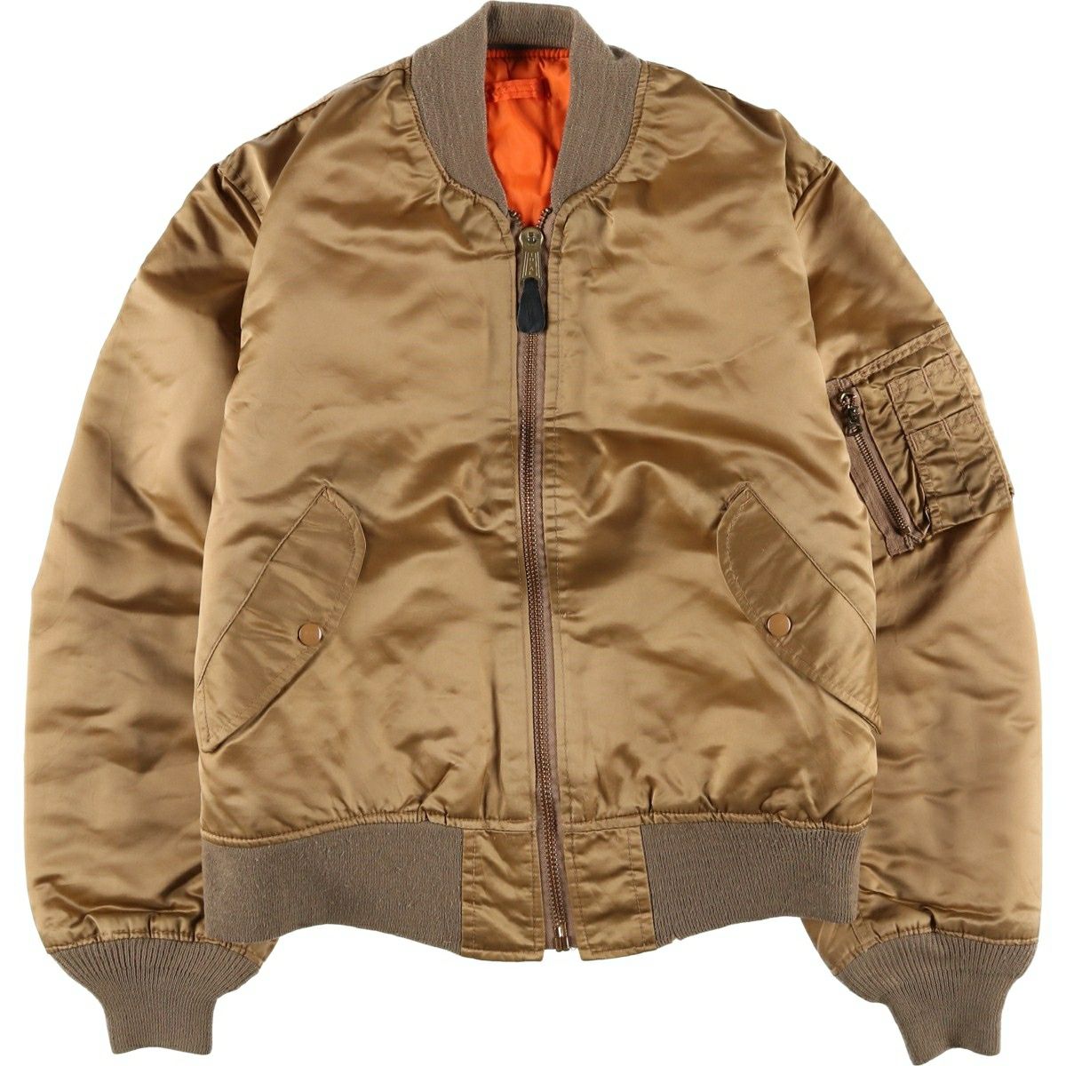 古着 民間品 MA-1タイプ 中綿入り ミリタリー フライトジャケット USA