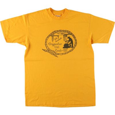 古着 90年代 ヘインズ Hanes Fifty-Fifty 青タグ プリントTシャツ USA製 メンズL相当 ヴィンテージ /eaa429530 【中古】 【240721】