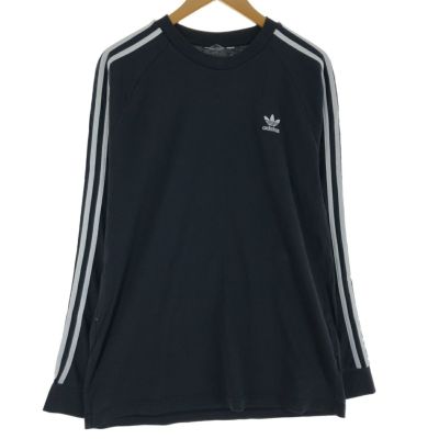 adidas 古着 90年代 アディダス トレフォイルロゴ ロングTシャツ