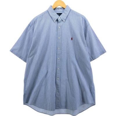古着 ラルフローレン Ralph Lauren BLAKE シアサッカー 半袖