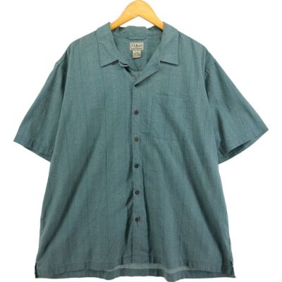 00s Y2K エルエルビーン ヴィンテージオープンカラーシャツ アロハ 開襟 00s Y2K エルエルビーン ヴィンテージオープンカラーシャツ 開襟