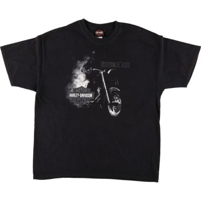 古着 ハーレーダビッドソン Harley-Davidson Hanes ヘインズ モーターサイクル バイクTシャツ メンズXL相当 /eaa471042 【中古】 【240721】