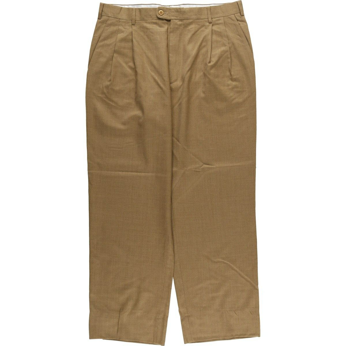 古着 ザネッラ Zanella ストライプ柄 ウールパンツ スラックス