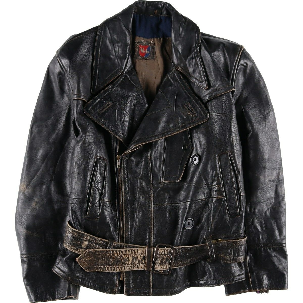 古着 シェビニオン CHEVIGNON レザージャケット メンズS相当