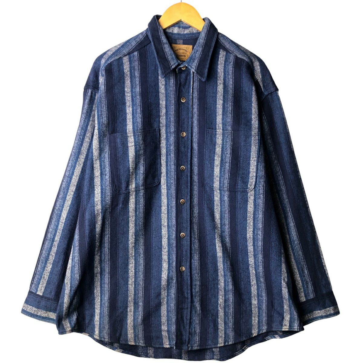 古着 90～00年代 セントジョンズベイ ST.JOHNS BAY ストライプ柄 長袖