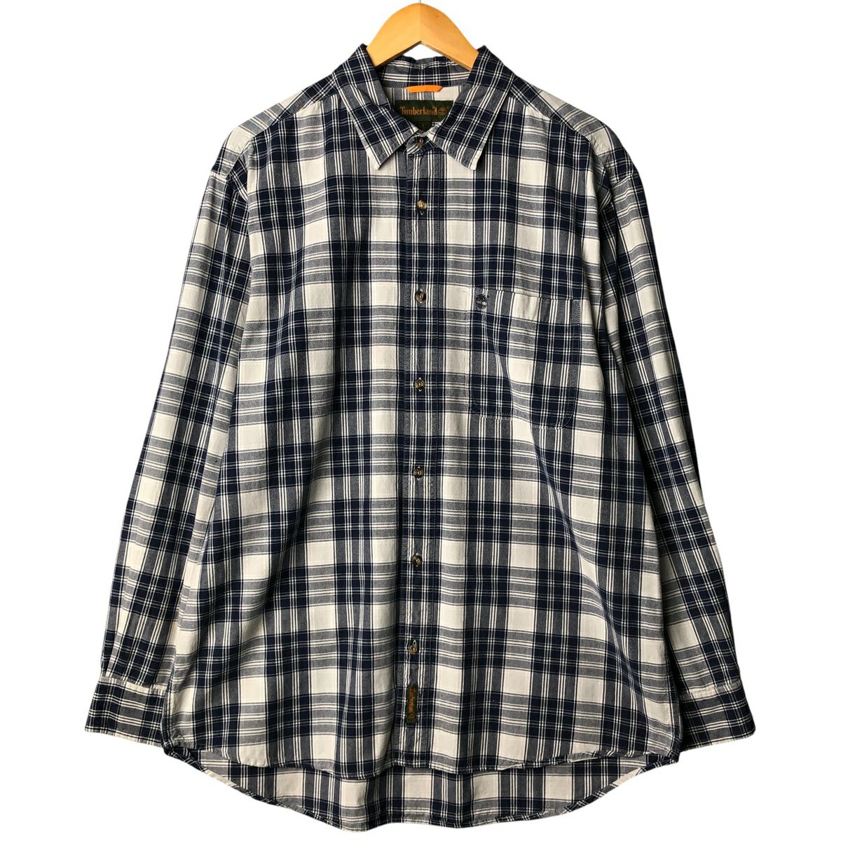 古着 90～00年代 ティンバーランド Timberland 長袖 コットンチェック