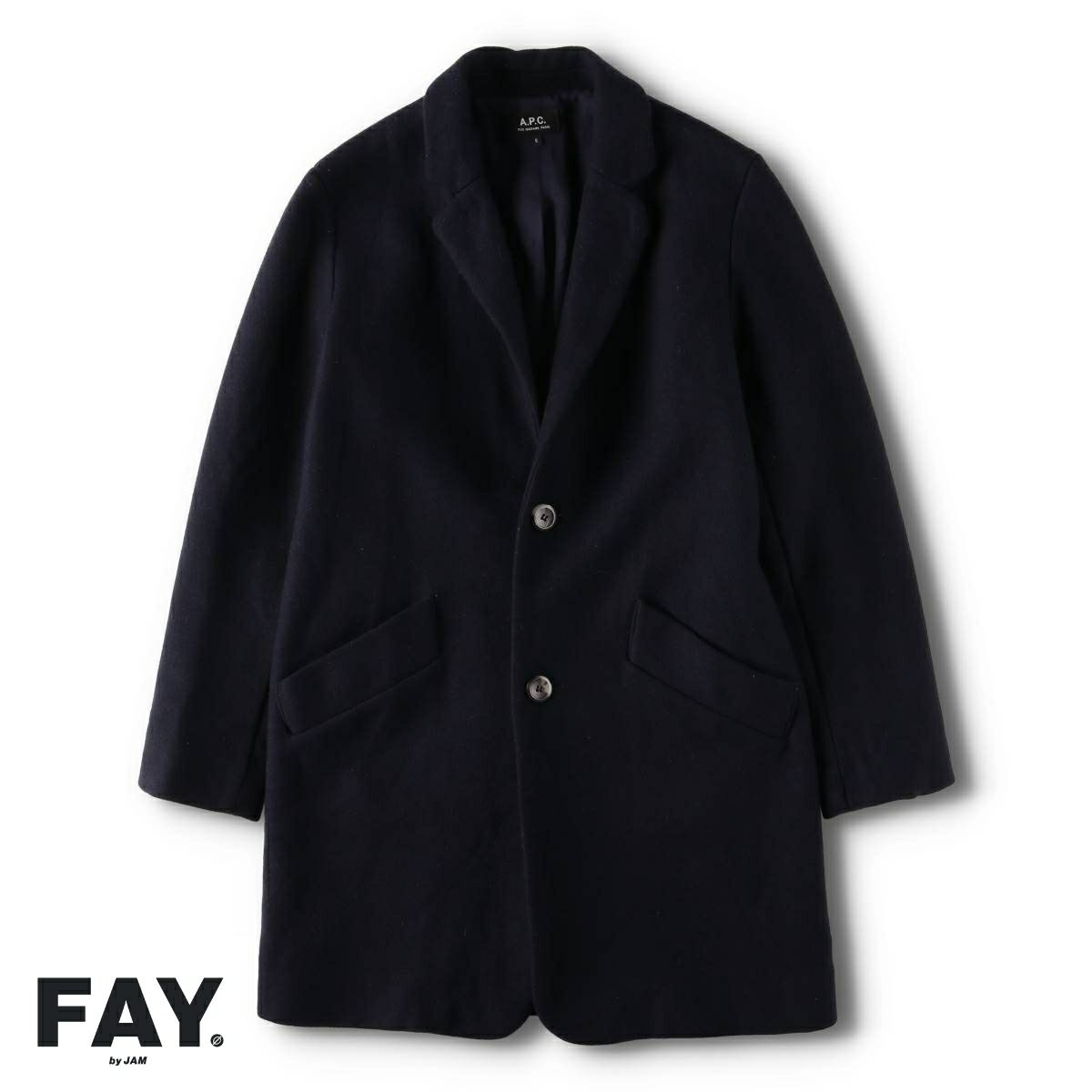 古着 90年代 アーペーセー A.P.C. ウールハーフコート メンズS相当