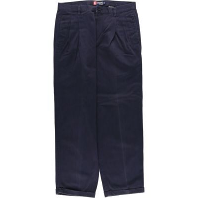 新品 デニムスラックス ツータック ラルフローレン チャップス ヴィンテージ 80s Ralph Lauren 2tuck denim slacks Made in USA