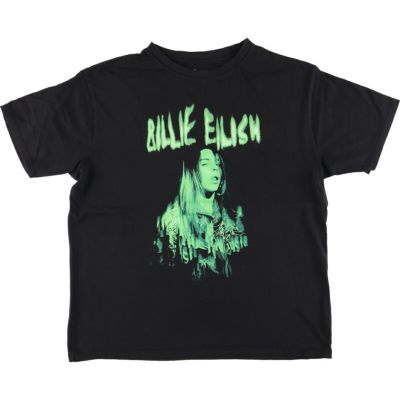 古着 BILLIE EILISH ビリーアイリッシュ バンドTシャツ バンT メンズM