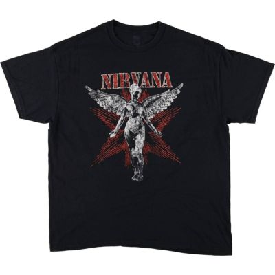 古着 NIRVANA ニルヴァーナ バンドTシャツ バンT メンズXL相当