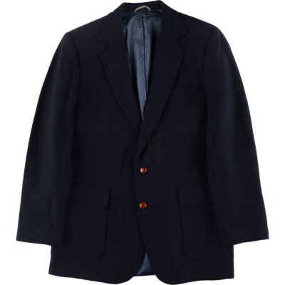 古着 ヒューゴボス HUGO BOSS ストライプ柄 ウールテーラード