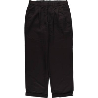 古着 ペリーエリス PERRY ELLIS 千鳥格子柄 ツータック