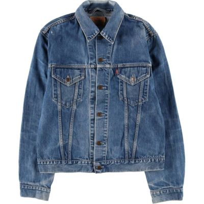 90s ビンテージ リーバイス カバーオール Levi's デニムジャケット 古着 濃紺 90年代 リーバイス Levis デニムカバーオール メンズM