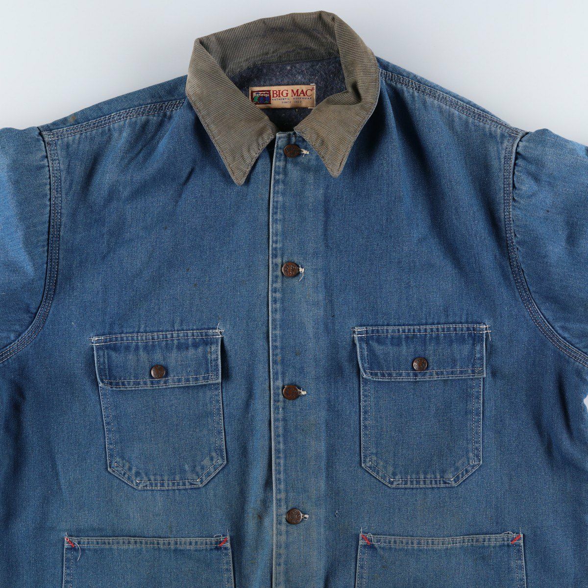 古着 90年代 ビッグマック BIG MAC デニムカバーオール メンズXL相当