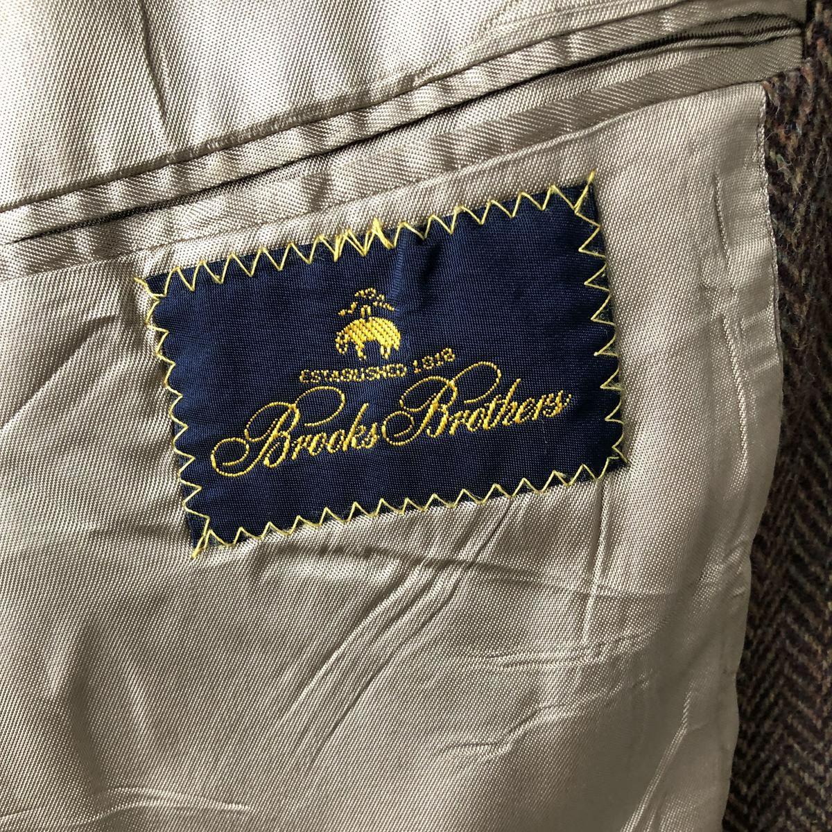 古着 ブルックスブラザーズ Brooks Brothers ヘリンボーン テーラード