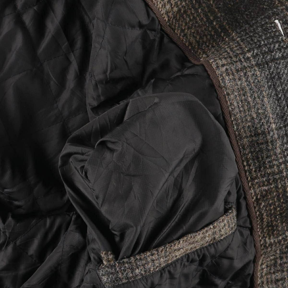 古着 エディーバウアー Eddie Bauer オンブレチェック 中綿入り ウール