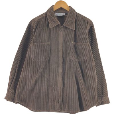 古着 ウールリッチ WOOLRICH フルジップ 長袖 コーデュロイ