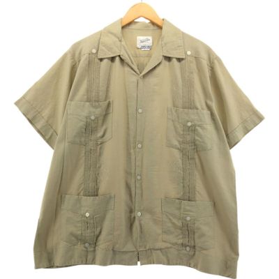 BREAKWATER 半袖開襟リネンシャツ　白　L ボックスシルエット　古着. 古着 BREAKWATER 半袖 オープンカラー リネンシャツ メンズXXL