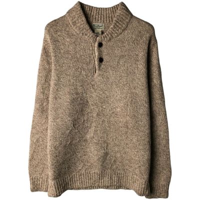 古着 90～00年代 エルエルビーン L.L.Bean バーズアイ柄 ラムウール