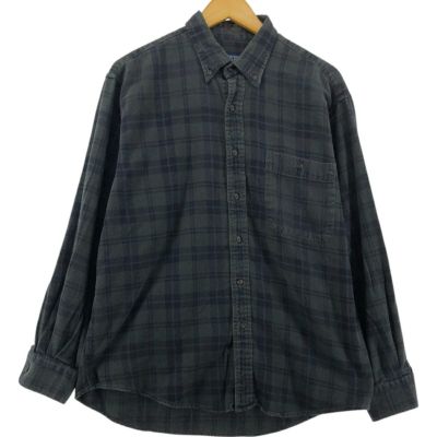 古着 80~90年代 ランズエンド LAND'S END 長袖 ボタンダウン