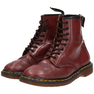 古着 左右違い ドクターマーチン Dr.Martens 7ホールブーツ 英国製