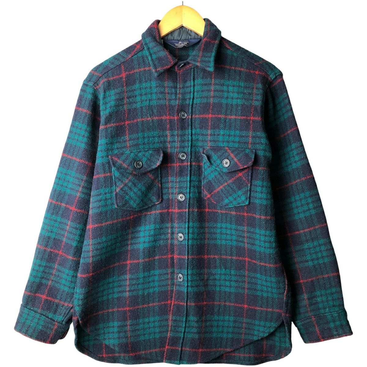 古着 80年代 ウールリッチ WOOLRICH 総柄 ネイティブ柄 ウール