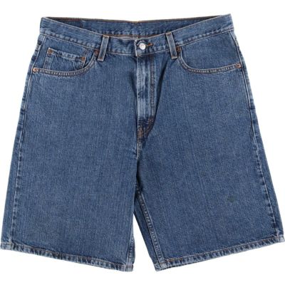 Levi’s 00s 米国製 550 ハーフパンツ W33 ベージュ 古着 00年代 リーバイス Levis 550 RELAXED FIT デニムショーツ