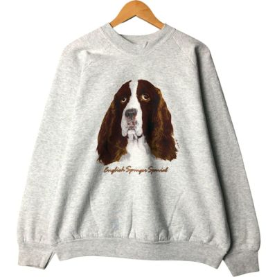 USA製 ワンちゃん 80s フルーツオブザルーム 犬の足跡 スウェット USA製 ワンちゃん 80s フルーツオブザルーム 犬の足跡