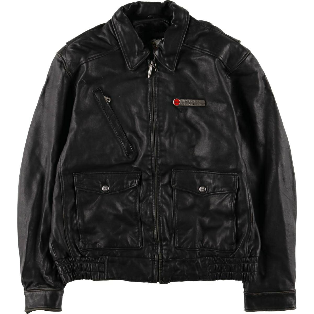 古着 ビッグサイズ Leather Bound exclusive Harley-Davidson ハーレー